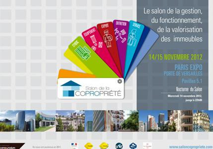 Le Salon de la Copropriété 2012 se tiendra les 14 et 15 novembre à Paris Expo Porte de Versailles