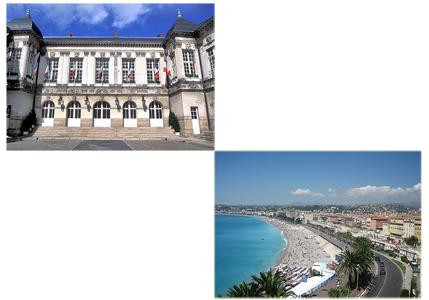 L'hôtel de ville de Nantes, la Promenade des Anglais de Nice