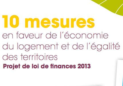 Égalité des territoires et Logement en 2013 : des financements en hausse et dix mesures volontaristes
