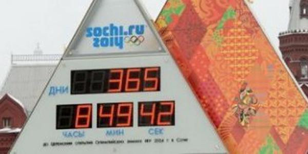 La Russie organise aujourd'hui des cérémonies dans plusieurs villes du pays pour lancer le compte à rebours à un an jour pour jour des JO d'hiver à Sotchi en 2014...