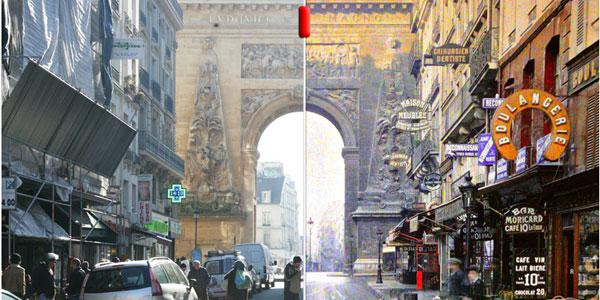 Paris 1900-2013 en photos : ici, la Porte Saint-Denis, Paris Xe...
