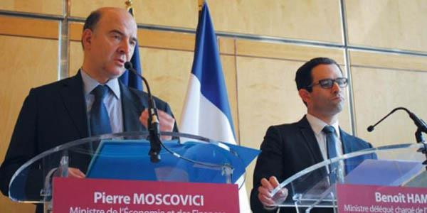 Les ministres de l'Economie, Pierre Moscovici, et de la Consommation, Benoît Hamon, ont déposé un amendement pour la création d'un registre national des crédits aux particuliers.