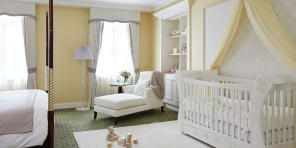La suite nursery pour le futur bébé royal imaginée par l’hôtel le Grosvenor, à Londres.