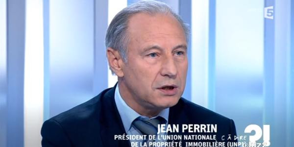 Jean Perrin, le président de l’Union nationale de la propriété immobilière (UNPI).