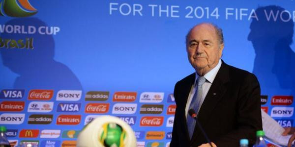Le président de la Fifa, Joseph Blatter (Brésil, le 3 décembre 2013)