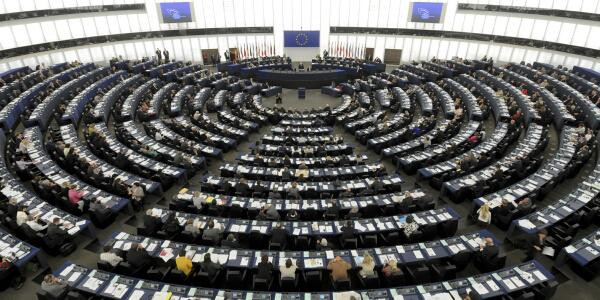 Le Parlement européen réuni en séance plénière à Strasbourg.