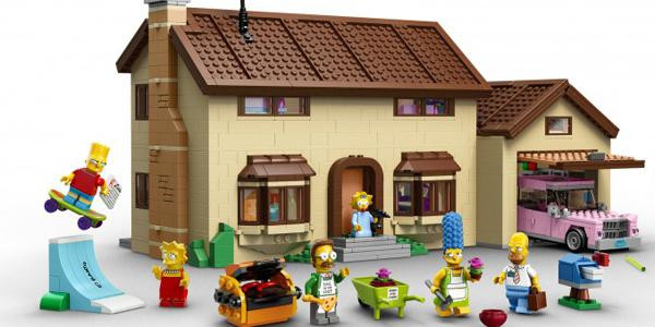 La maison des Simpson avec toit amovible !
