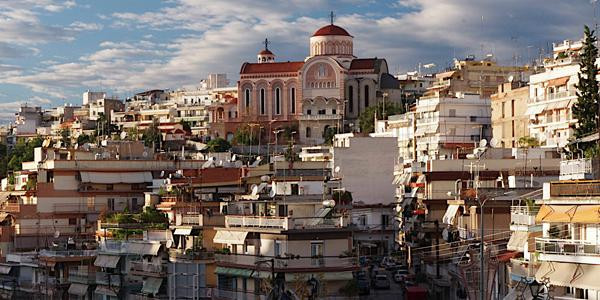 Ville de Thessalonique, en Grèce