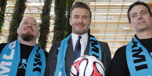David Beckham s'est associé avec deux hommes d'affaires pour lancer un club de football basé à Miami.