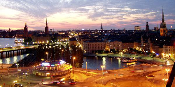 Stockholm, capitale et plus grande ville de la Suède.