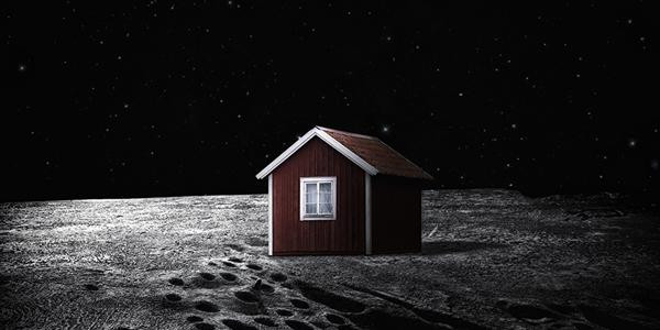 Mikael Genberg a pour projet de déposer une petite maison déjà assemblée sur la Lune..