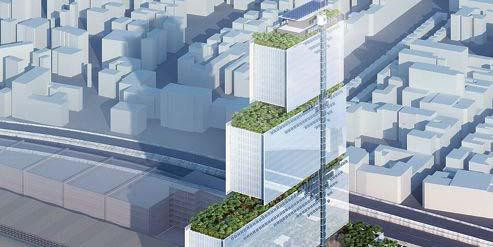 KONE a remporté l'appel d'offre pour l'installation de 49 ascenseurs et 8 escaliers mécaniques au sein du futur Palais de Justice de Paris.