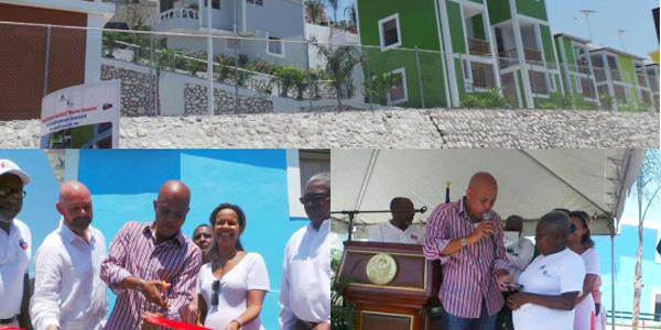 Pour le président Michel Martelly, la reconstruction du quartier de Morne Lazarre est un modèle à suivre pour réduire le morcellement foncier.