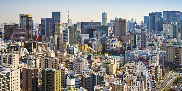 Tokyo arrive à la troisième place avec un m² par an à 1240 euros pour ses plus hauts buildings.