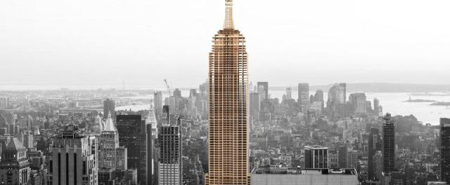 Empire State Building en bois