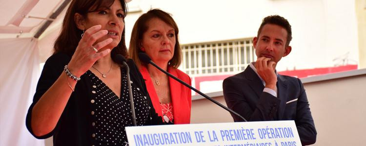 Anne Hidalgo inaugure les premiers logements locatifs intermédiaires à Paris