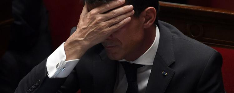 Le Premier ministre Manuel Valls lors des questions au gouvernement le 27 octobre 2015. 