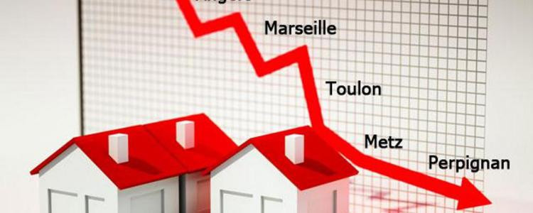 Classement : Les 10 villes où les prix de l'immobilier ont le plus baissé en 2015