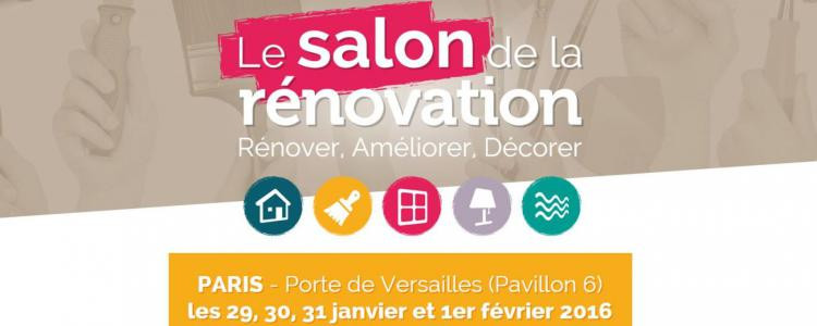 Le Salon de la Rénovation se tiendra du 29 janvier au 1er février à Paris
