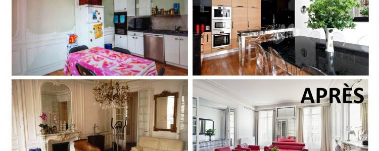 Relooking d'appartement parisien - Les photos avant / après