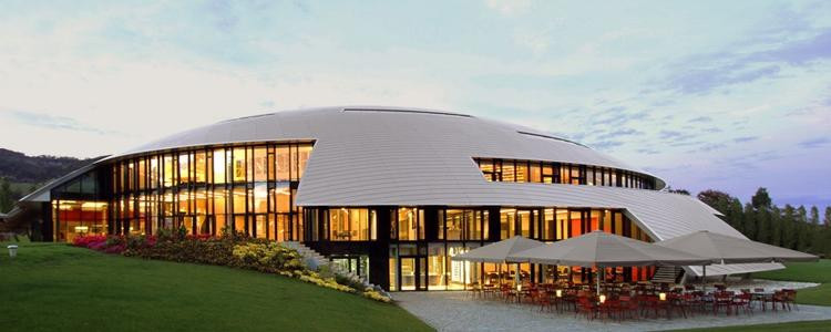 Le Carnall Hall, en Suisse, qui ressemble au "Senate rotunda" de la planète Coruscant
