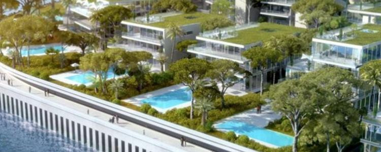 Un écoquartier avec 60 000 m2 de logements de luxe  sur l’eau