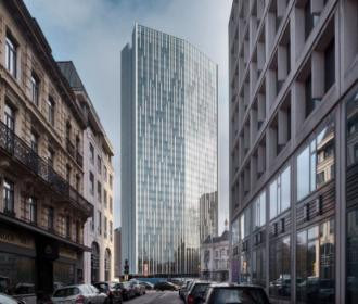 Une tour de verre entièrement passive pour la Cité des Métiers de Bruxelles 