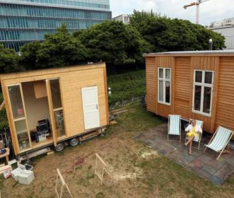 À Berlin, des mini-maisons louées 100 euros par mois