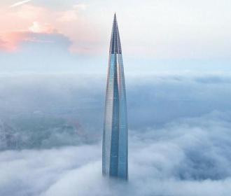 En Russie, le plus haut gratte-ciel d’Europe est quasiment achevé