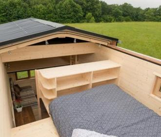 Cette société française fabrique des micro-maisons à toit ouvrant