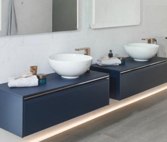 Tendance 2019 : Lignes pures et salle de bains moins minimaliste